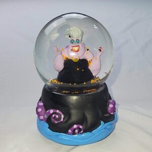 Disney Ursula The Little Mermaid Musical Snow Globe Halloween Collectible